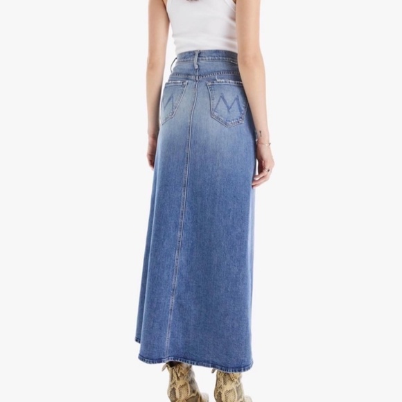 MOTHER Maxi Denim Skirt - Picture 2 of 10